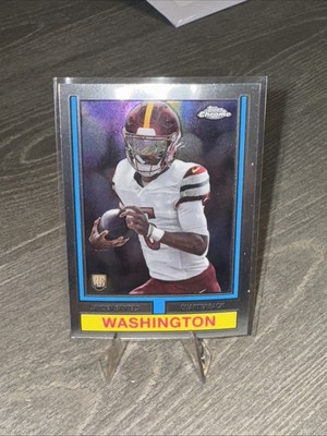 2024 Topps Chrome Jayden Daniels 1974 Topps Throwback Base Rookie RC Commanders!