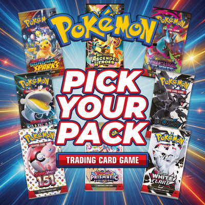 Pokemon TCG - Choose Your Booster Pack | Sealed Pokemon Packs, Wide  Selection