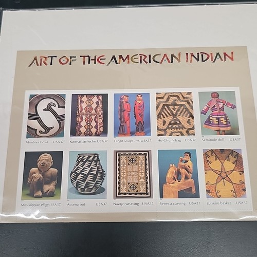 2004 US 3873 37c Art of the American Indian Complete Sheet of 10 Original B380