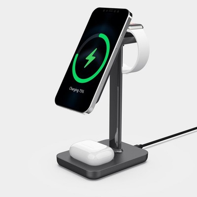 eSTUFF ES638201 Ladegerät für Mobilgeräte Aluminium AC  Schwarz