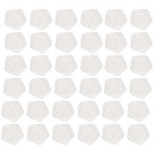 Silk Roses Ribbons 100 Pcs Mini Satin Ribbon Rose Flower Heads Appliques Sewi...