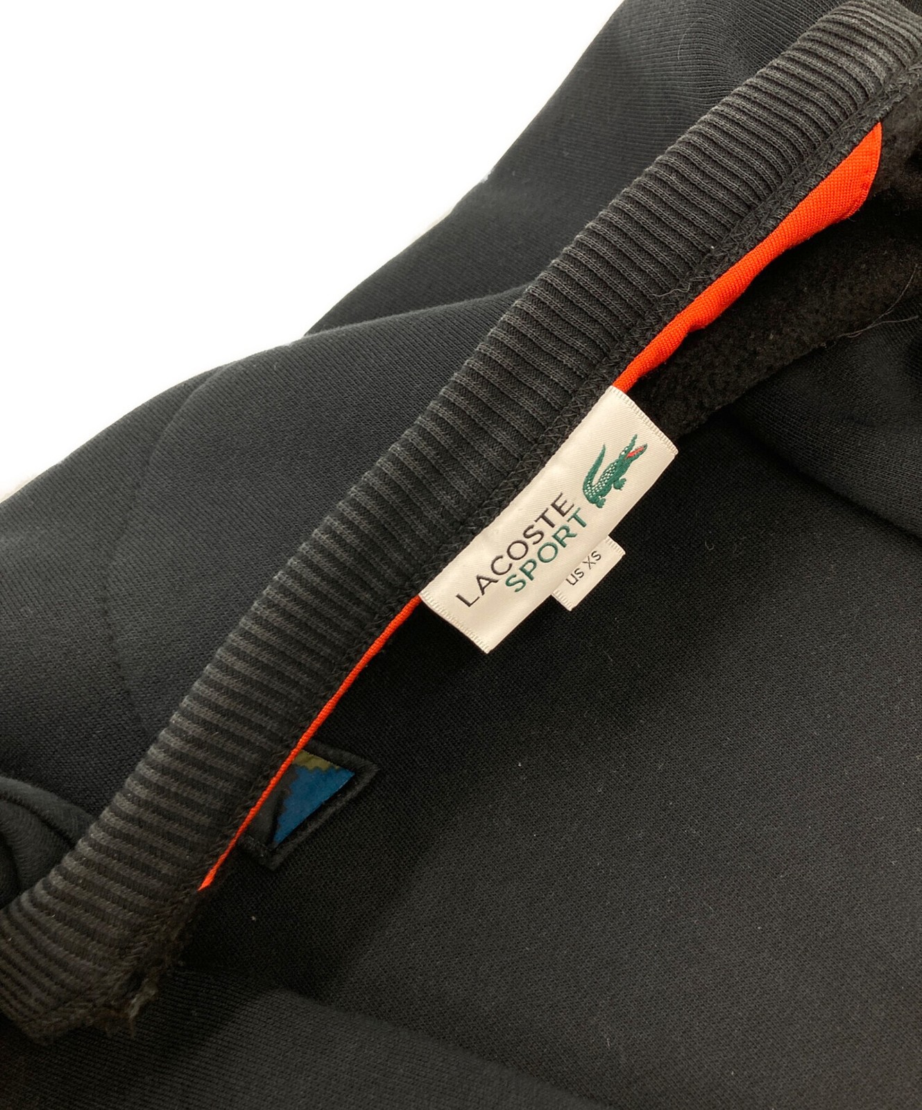 LACOSTE Logo Patch Sweatshirt/ Black/ Size M thumbnail 5