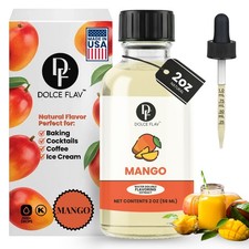 Mango Extract - 2 Ounce Water-Soluble Multipurpose Flavoring Ideal for Baked ...