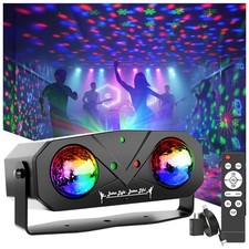Party Lights DJ Disco Lights, Sound Activated Disco Ball Strobe Stage Light S...