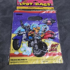Sealed Vtg 90s Biker Mice From Mars Party Loot Bag Activity Pack Unopened 1994