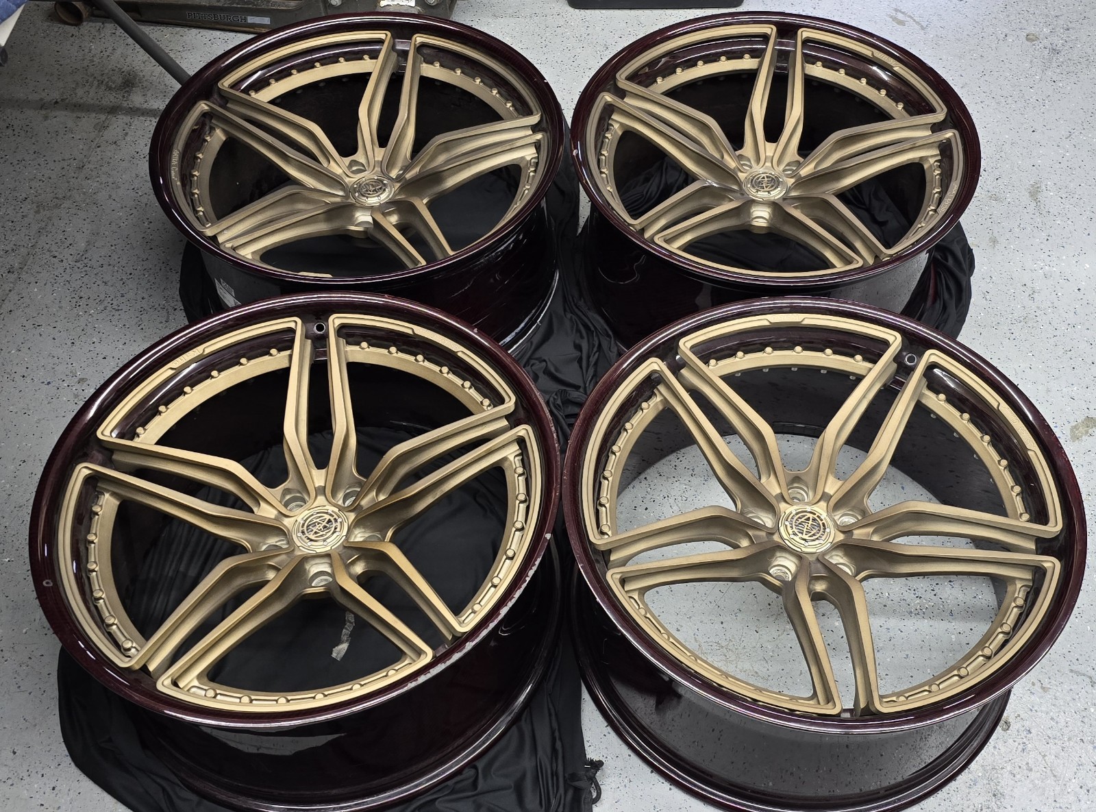 Lamborghini Urus Rims Artka Carbon Fiber Wheel ACT2000 23" 23×10.5 PARTS ONLY 44