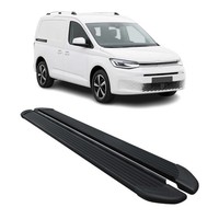 Trittbretter Seitenschweller FüR VW Caddy Maxi 2020-2026 L2 Aluminium Schwarz