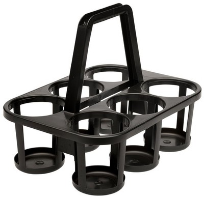 keeeper Flaschenträger ''paco'' 6-fach graphite mit Tragegriff