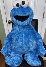RARE 2019 GUND Sesame Street Cookie Monster Plush Large 36" Stuffed Animal BSM