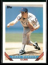 1993 Topps #183 Greg Maddux Chicago Cubs
