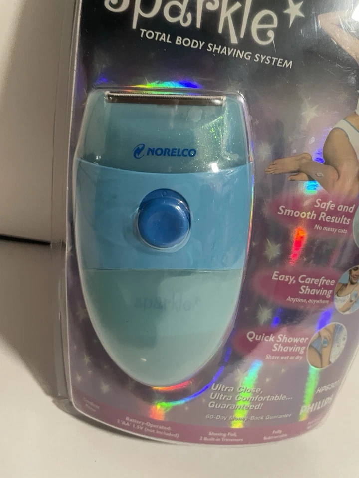 Sistema de afeitado Phillips Norelco Sparkle HP6307 azul afeitadora inalámbrica Foto 2 de 3