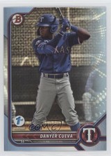 2022 Bowman Draft 1st Edition Sky Blue Foil Danyer Cueva #BD-148 uk2