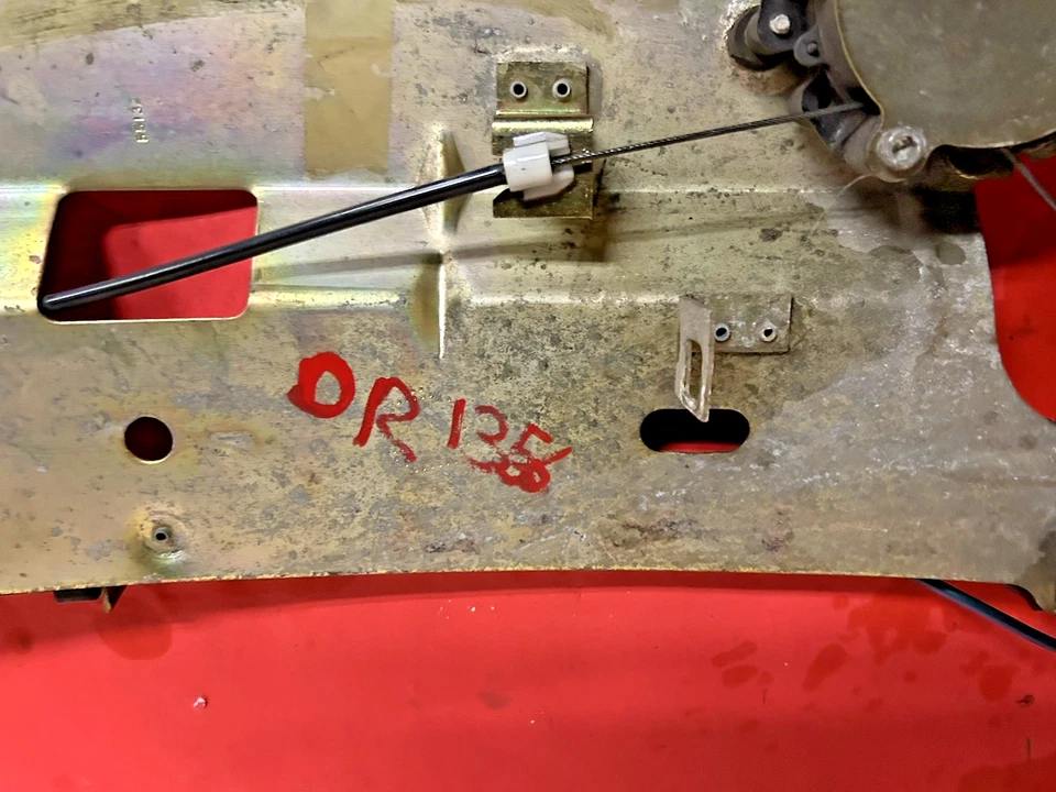 87-95 Chrysler Lebaron Convertible Rear 1/4 Window Regulator+ Motor RIGHT Passen Foto 4 de 4