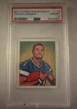 2011 Topps - 1950 Bowman Design Calvin Johnson #2