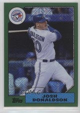 2017 Topps Silver Pack 1987 Design Chrome Green 41/150 Josh Donaldson #87-JD 5l1