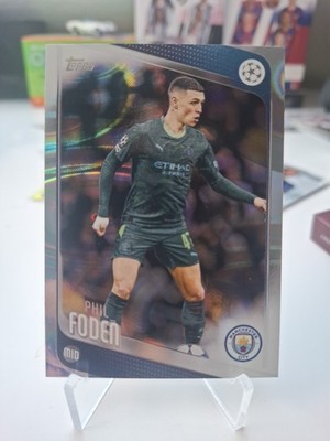 2025-26 Topps UEFA Club Competitions #105 Phil Foden Raindrop Parallel