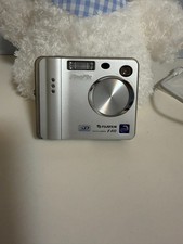 FUJIFILM FINEPIX F410 Silver Compact Digital Camera Tested Working and English