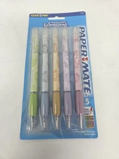 Paper Mate Expressions Ball Point Pens 5 Pack - New