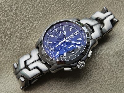 TAG Heuer LINK Chronograph ブラック TAG Heuer Link Men's Black Watch - CT511A.BA0564 for sale