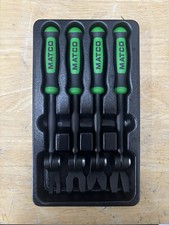 Matco Adjustable Trim Tool Set 4-piece Green Soft Grips New Matco Adjustable Trim Tool Set 4-piece Green Soft Grips New