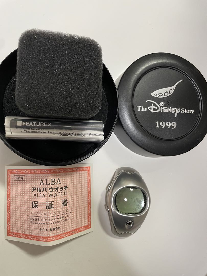 ほぼ新品　ALBA SPOON MICKEY 腕時計 SEIKO - ALBA デジタル腕時計 ミッキーマウス レトロ ディズニー