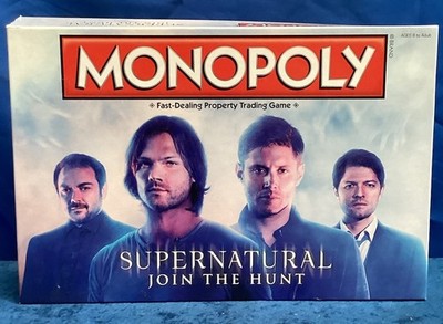 Monopoly Supernatural Join The Hunt Board Game Brand New Partially Sealed 2015