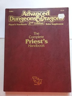 AD&D The Complete Priest's Handbook 2nd Ed. 1990 Dungeons & Dragons