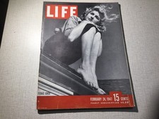 LIFE MAGAZINE.  February 24, 1947.  TEXAS COED.  Vintage.