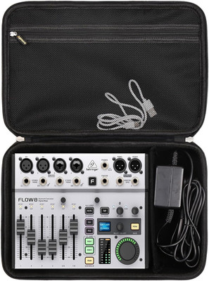 Hard Storage Travel Case, Fit for Behringer FLOW 8 / Xenyx 802 Premium 8-Input D