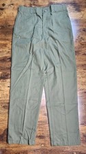Vintage OG-507 Us Army Pants Utility Trousers Green 34x32 '87 Olive Green