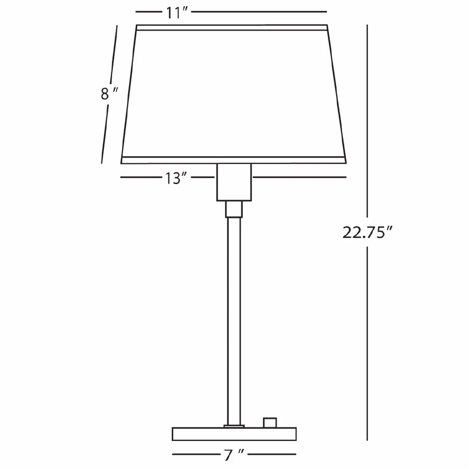 Robert Abbey Simple Club Snowflake TL Real Simple 23" Buffet - Negro Foto 2 de 2