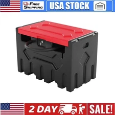 52 Gallon Portable Diesel Fuel Tank With 12V Electric Transfer Pump 10 GPM US