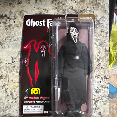 Mego Ghost Face Scream 8in Action Figure 26pt Articulation w/ Clothes
