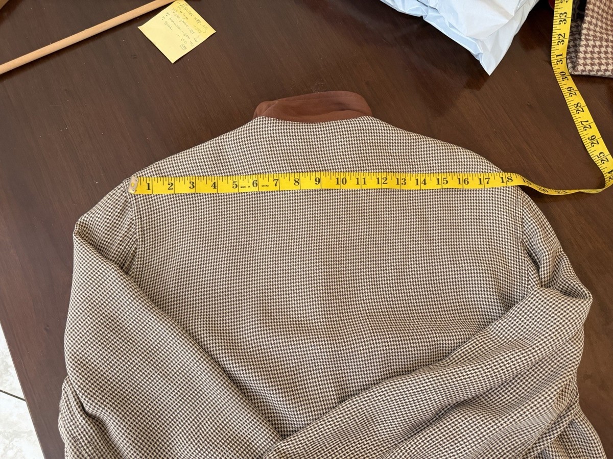 Vintage 1950s Rayon Gabardine Reversible Houndstooth Ricky Jacket