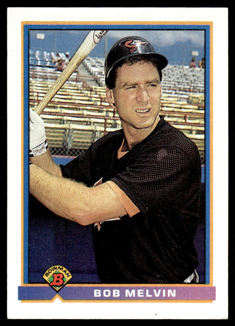 1991 Bowman Bob Melvin Baltimore Orioles #89 15044