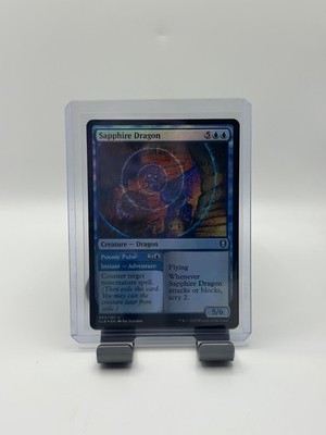 MTG, Sapphire Dragon FOIL $3 ORDER MIN 94 Battle for Baldur's Gate 