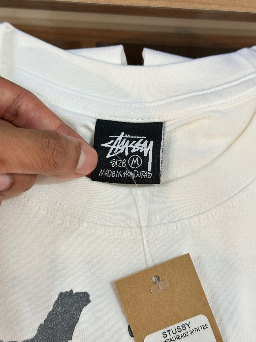 Stussy Metalheadz 30th anniversary tee - M, L, XL (chat to choose