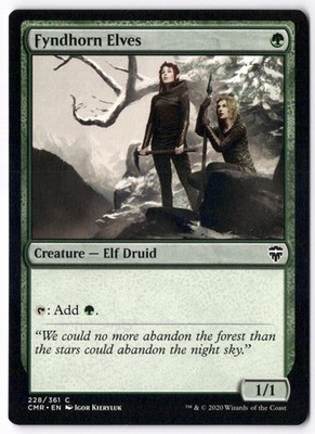 Fyndhorn Elves CMR 228 Magic: The Gathering C NM