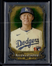 2024 Topps Allen & Ginter #201 Yoshinobu Yamamoto Chrome Rookie Dodgers