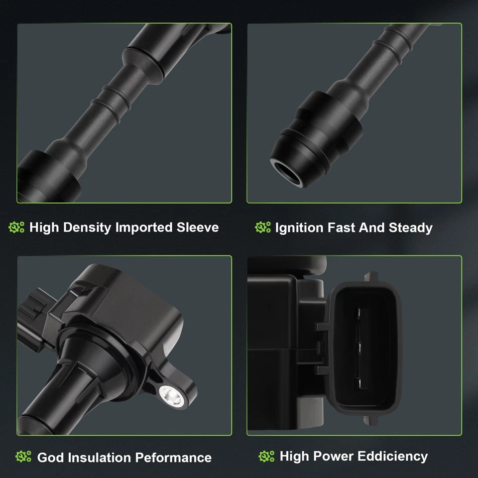 6 For 2003-2006 Nissan 350Z 3.5L V6 Ignition Coil & Spark Plug - Image 4 of 4