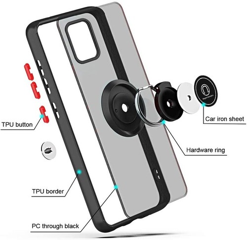 For Samsung Galaxy A13 5G Hybrid TPU Shockproof 360° Ring Stand Hard Case Cover - Picture 6 of 32