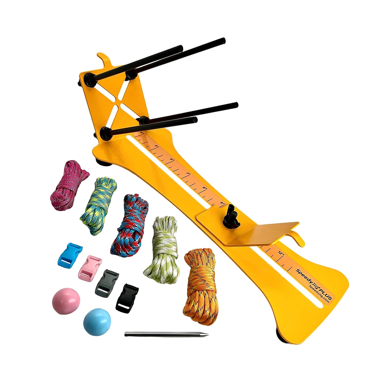 SpeedyJig Plus Paracord Bracelet & Monkey Fist Jig & Kit Survival