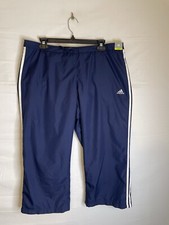 Adidas Women  s Size XL Wind/Track Pants Navy New 4289