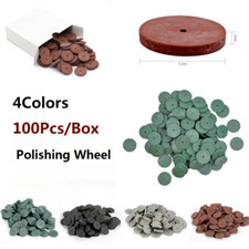 20 Pcs Dental Lab Polishing Wheels Burs Silicone Polishers Rubber Disk