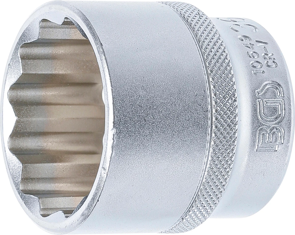 BGS Steckschlüssel-Einsatz Zwölfkant | Antrieb Innenvierkant 12,5  