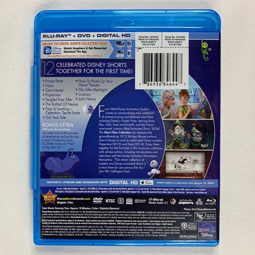 Walt Disney Animation Studios Short Films Collection (Blu-ray, 2015) - Imagen 4 de 16