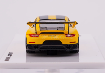SUHE 1:64 Yellow 911 GT2 RS Racing Sports Model Diecast Resin Car