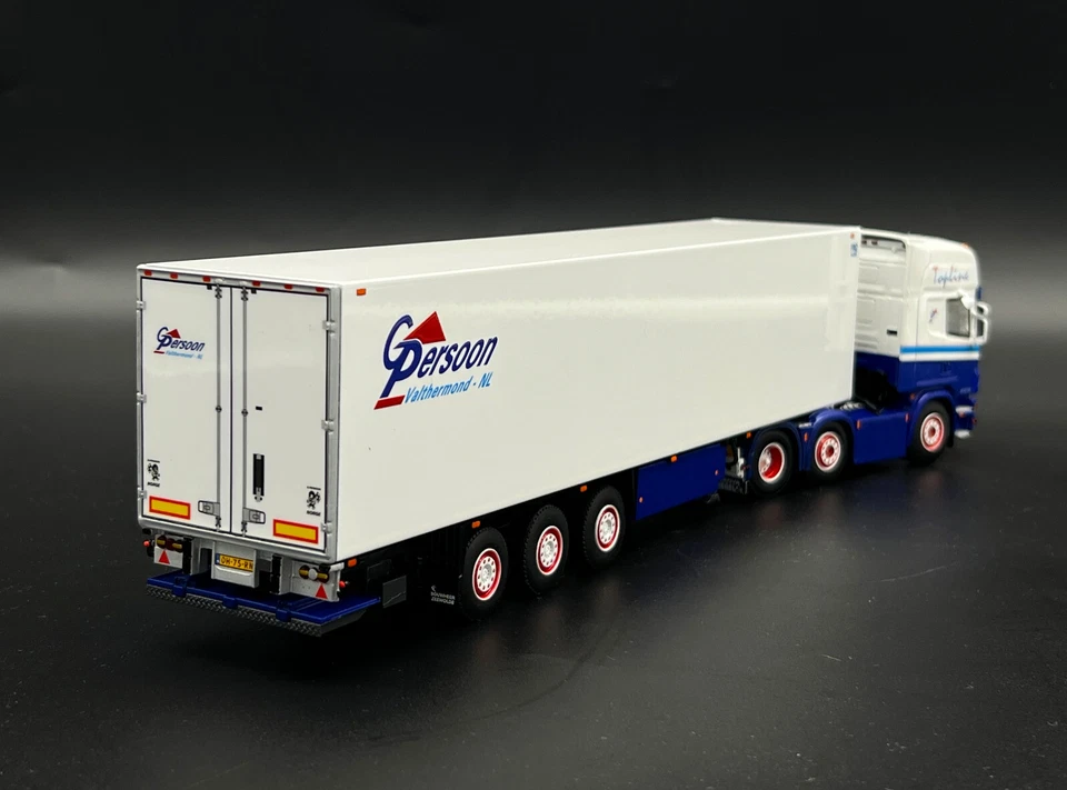 Remorque frigorifique Scania 124 topline 6x2 twin steer "G. Persoon " WSI tru... - Photo 4/4