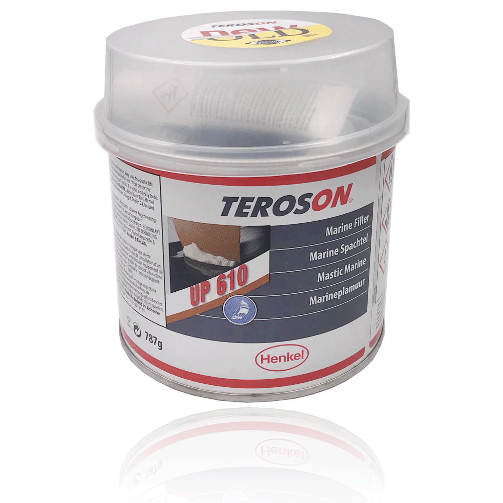 Mastic marine TEROSON UP 610 mastic de réparation polyester et fibre de verre 787g