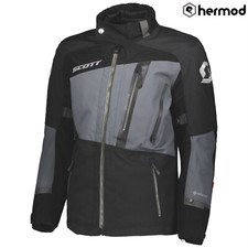 Scott Priority 3 Layer Laminate Gore-Tex GTX Waterproof Motorcycle Jacket Black